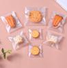 Thickened Self-Sealing Snowflake Cookie Bag - Frosted Matte Film Packaging