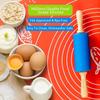 1 шт. антипригарная деревянная ручка-штифт для теста, муки, ролика, силиконового скалки для кухни, выпечки, кулинарных инструментов, рождественской скалки