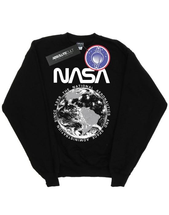NASA Мужская толстовка с изображением планеты Земля