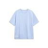 Pure Color Round Neck Short Sleeve T-Shirt Men Tops Sky-Blue AHST187-10