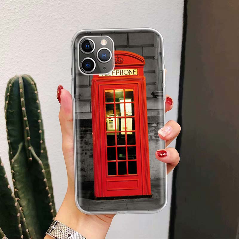 Лондон Великобритания Англия Флаг Для iPhone 17 Air 16 15 14 Plus 13 Mini 12 11 Pro Max Чехол для телефона 16E 7 Печать 8 SE Fundas Cove
