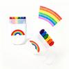 2PCs Rainbow Crayon Paint Rainbow Birthday Party Colourful Theme Party Accessories Party Family Costume Gift Pocket Size