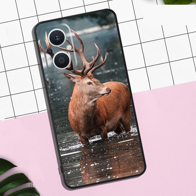 Deer Hunting Camo Case For OPPO Reno 13F 13 12 12F 11 11F 8T 7 8 10 Pro OPPO Find X8 Pro X6 X3 X5 Lite Cover