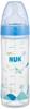 NUK Premium Choice Baby Bottle, Airplane, 250ml, for Ages 0+ Months, Wide Mouth, Slim Design, Easy Grip, Made In Germany, FDNK03208151