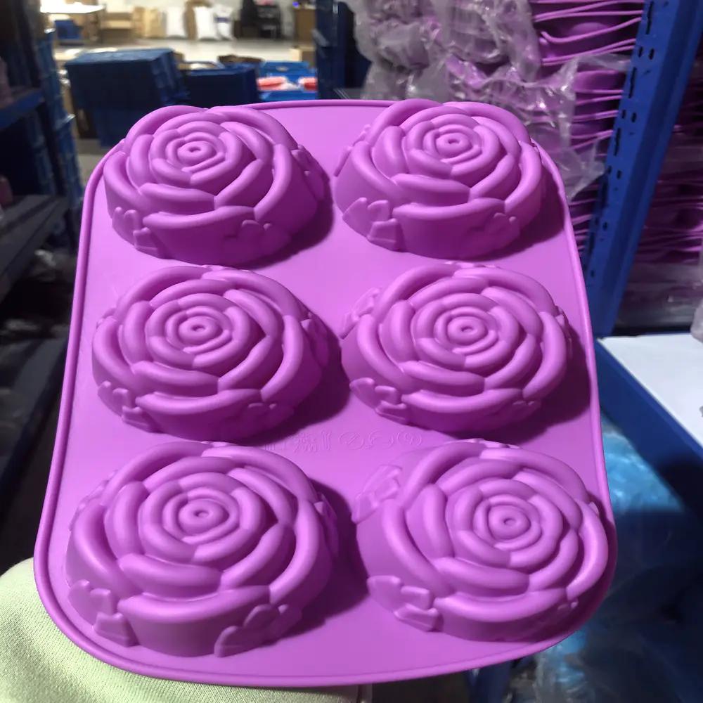 Форма для выпечки брауни, хлеба, кекса на 12 ячеек, антипригарная силиконовая форма для мини-буханок, инструменты для выпечки, прямоугольная форма для мусса из шоколада ручной работы