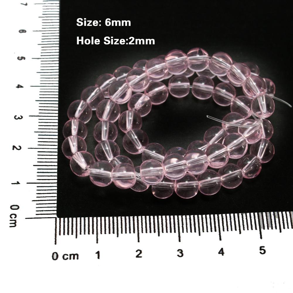 29-75шт стеклянные круглые бусины для изготовления ювелирных изделий DIY браслет-ожерелье