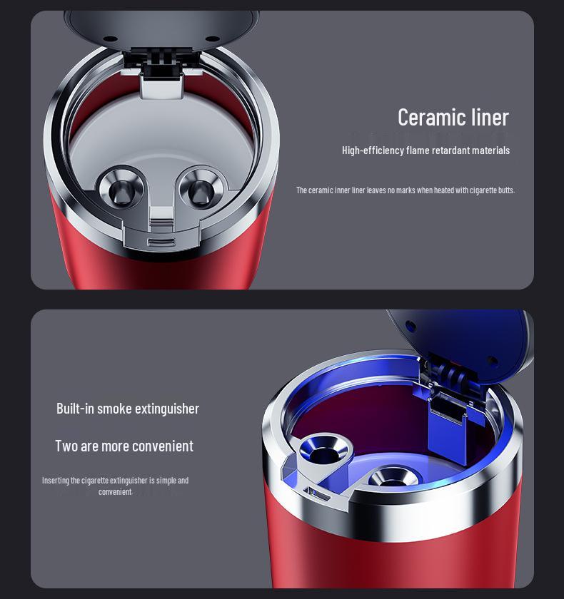 Compatible Car Ashtray for Acura RDX, CDX, TLX, MDX, TLX-L, ZDX, RLTL - Essential Car Interior Accessory.