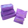 1/6pcsTravel Storage Bag Set for Clothes Tidy Organizer Wardrobe Suitcase Pouch Travel Organizer Bag Case Shoes Packing Cube Bag