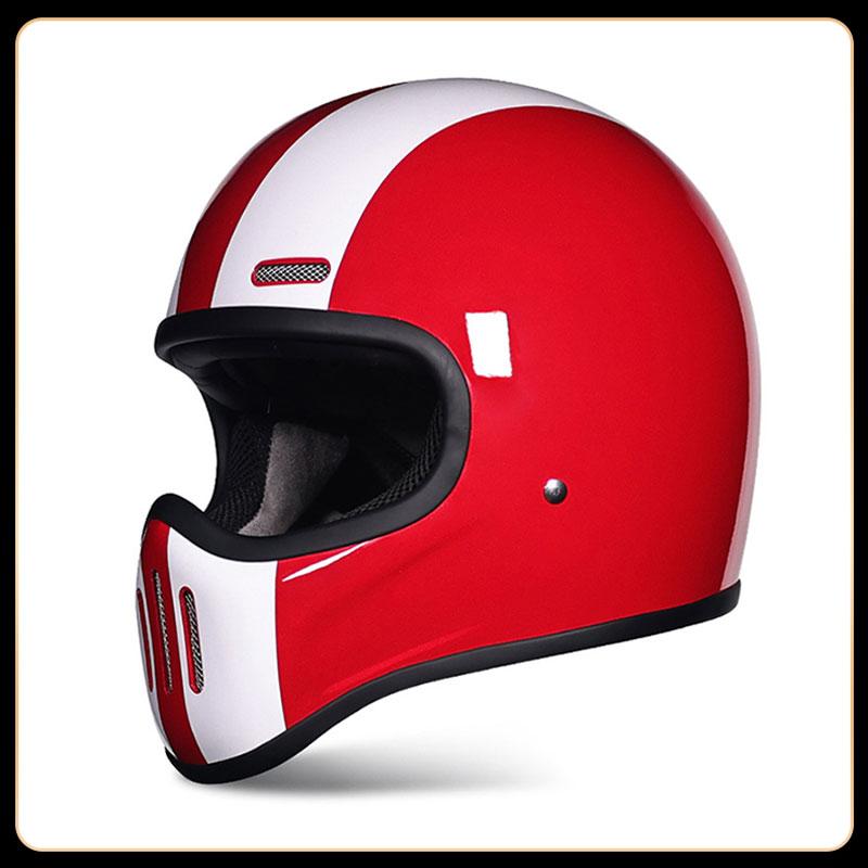 Безопасность Ретро Сертифицированный Все включено Защитное снаряжение для мотоцикла при падении Мотоцикл Падение Мужчины Женщины Мотоциклетный шлем Шлемы Унисекс