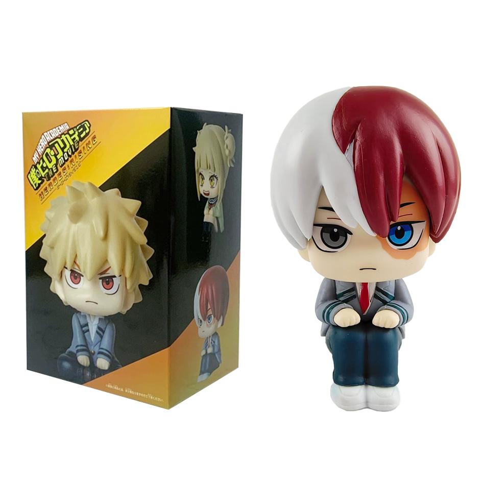 10 см Аниме Фигурка Boku no Hero Academia Мидория Изуку Фигурка Бакуго Кацуки/Тодороки Шото Фигурка ПВХ Коллекционные Игрушки