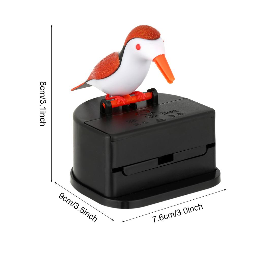 Decoration Hummingbird Plastic Toothpicks Container Toothpick Dispenser Toothpick Holder Box Bird