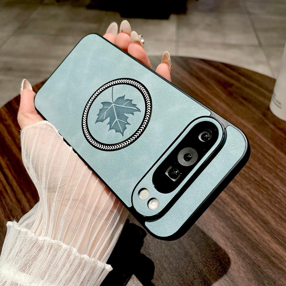 Роскошный чехол из искусственной кожи для Google Pixel 10 9 8 7 Pro XL A 9A 8A 7A Обложка Pixel 9 8 7 Pro XL 9A 8A 7A Беспроводная зарядка Magsafe