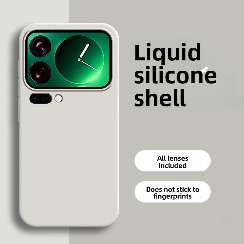 Оригинальный чехол из жидкого силикона с ощущением кожи для телефона Xiaomi 17 Pro Max 15T Pro 15 Ultra, конфетного цвета, противоударный, защитный, мягкий чехол