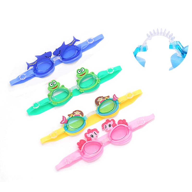 Очки для плавания с рисунком для детей, для дайвинга, водных видов спорта, профессиональные водонепроницаемые очки для плавания, пляжные очки для серфинга