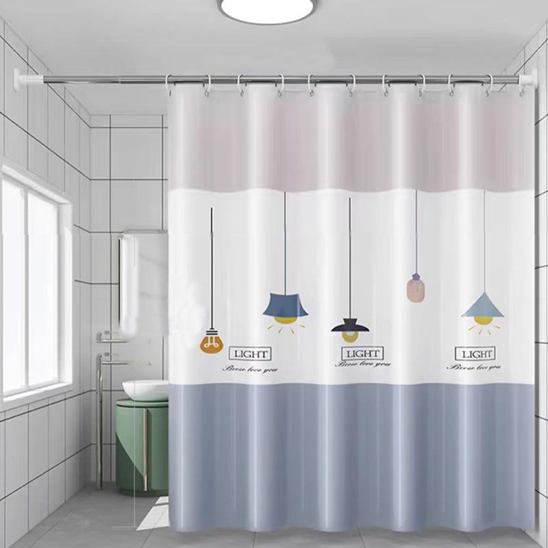 Водонепроницаемая плотная занавеска для душа для перегородки ванной комнаты