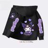 Zip Up Hoodie Kawaii Kids Streetwear Kuromi Children's Hoodie Zipper Children Sweatshirt Manga Clothes Kid Girl Boy Top Hoody