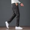 Men's Corduroy Fleece-Lined Drawstring Jogger Pants