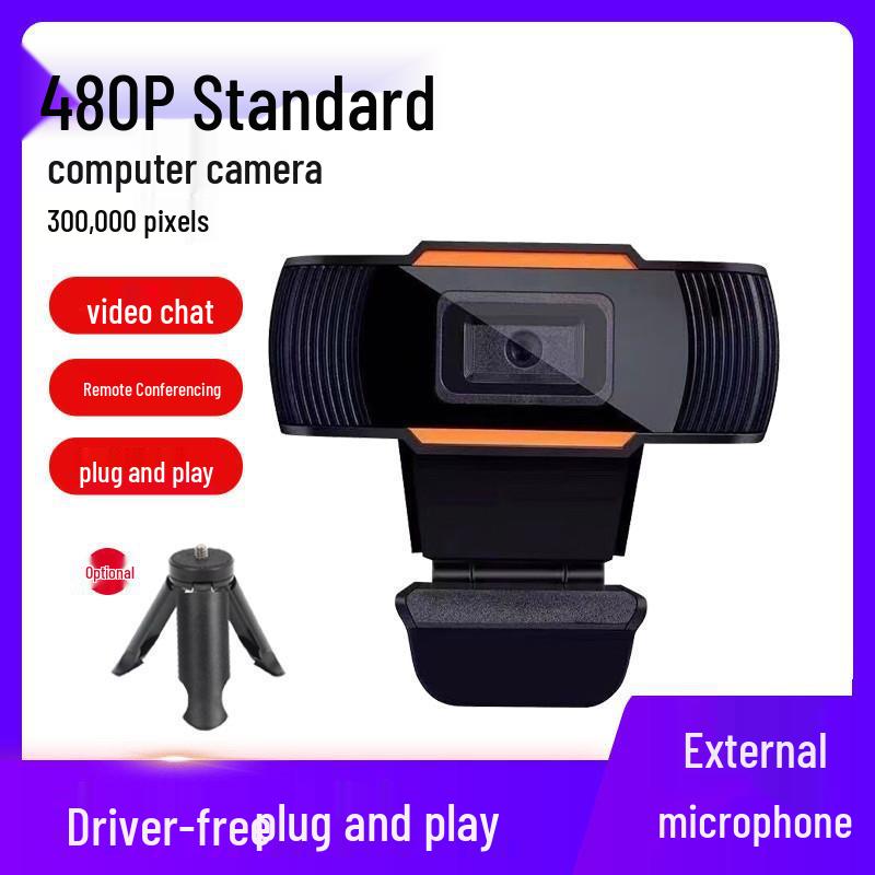 4K Ultra HD USB Webcam with Microphone for Online Classes & Live Streaming, Compatible with Desktop & Laptop.