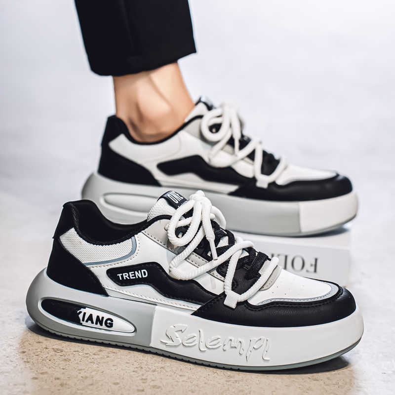 Fashion PU Leather Key Height Tennis Boot Mary Jane Men's Stylish Sneakers Badminton Shoes For Men Sport Sneekers Team Luxe