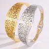 Fashionable Hollow Pattern Women's Exquisite High Opening Couple Style Jewelry Bracelet