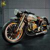 808 деталей MOC Технический Мотоцикл Модель для Сборки Строительные Блоки Городской Мото Гонщик Кирпичи Игрушка для Детей Мальчиков Детей Взрослых Набор Машин