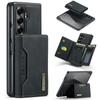 DG.MING M2 Series for Samsung Galaxy Z Fold7 5G Magnetic Case PU + PC + TPU Phone Cover Detachable Wallet Kickstand