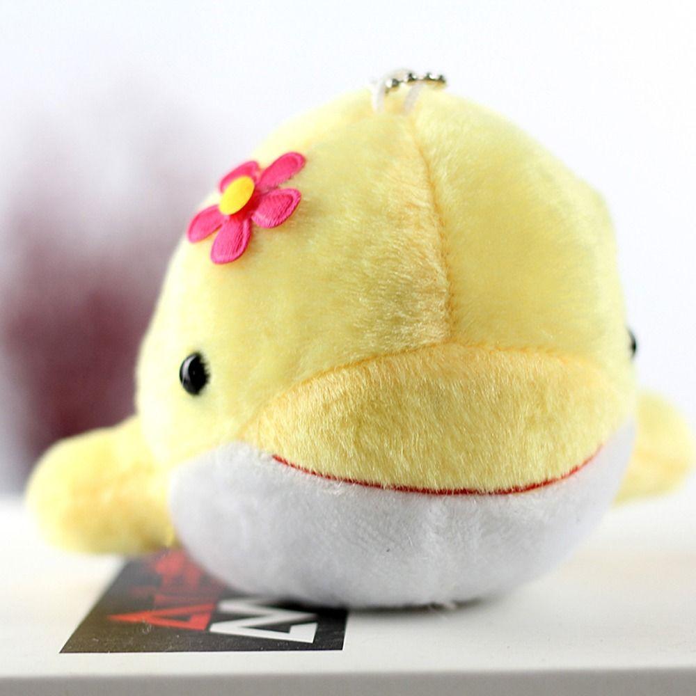 Pendant Stuffed Toy Hanging Pendant Bag Charm Whale Plush Pendant Keychain Whale Plush Doll Keyring