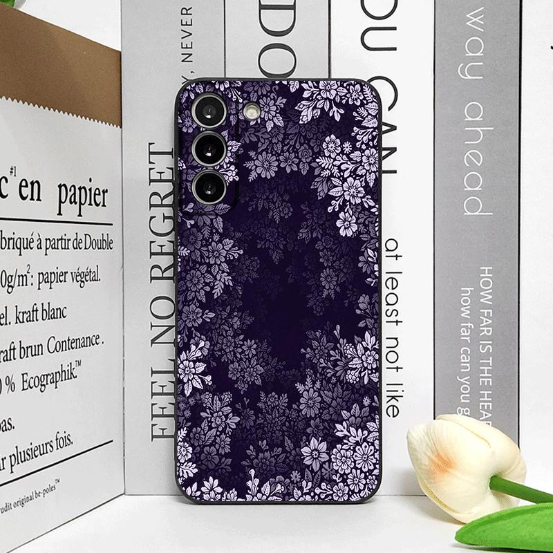 Ретро-чехол с яркими цветами для Samsung Galaxy A56 A42 A14 A55 A16 A54 A36 A53 A52 A51 A06 A04 5G, цветочный узор, мягкая накладка