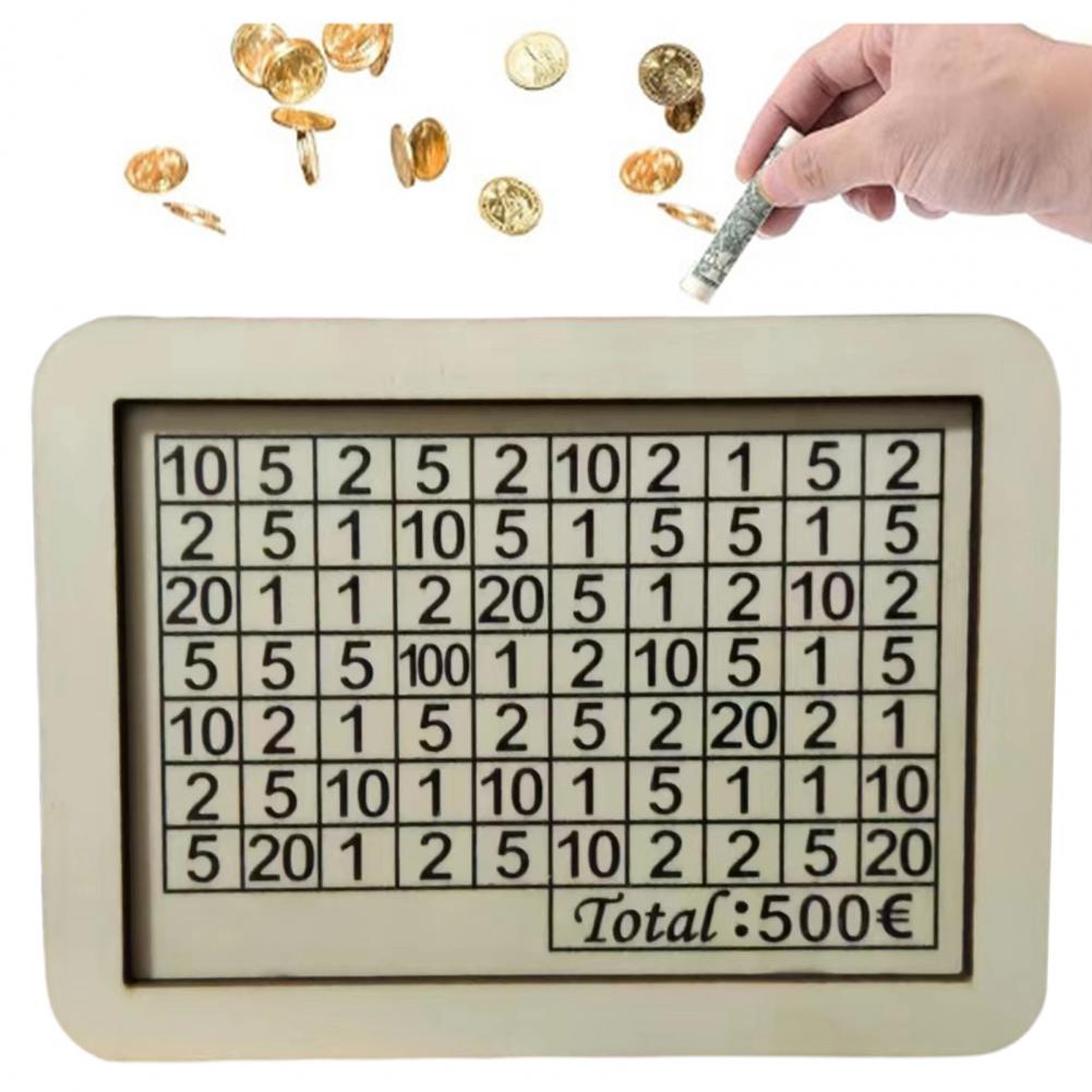 500/3000/10000 евро деревянная копилка со счетчиком копилка для монет контейнер для денег для детей и взрослых винтажная копилка