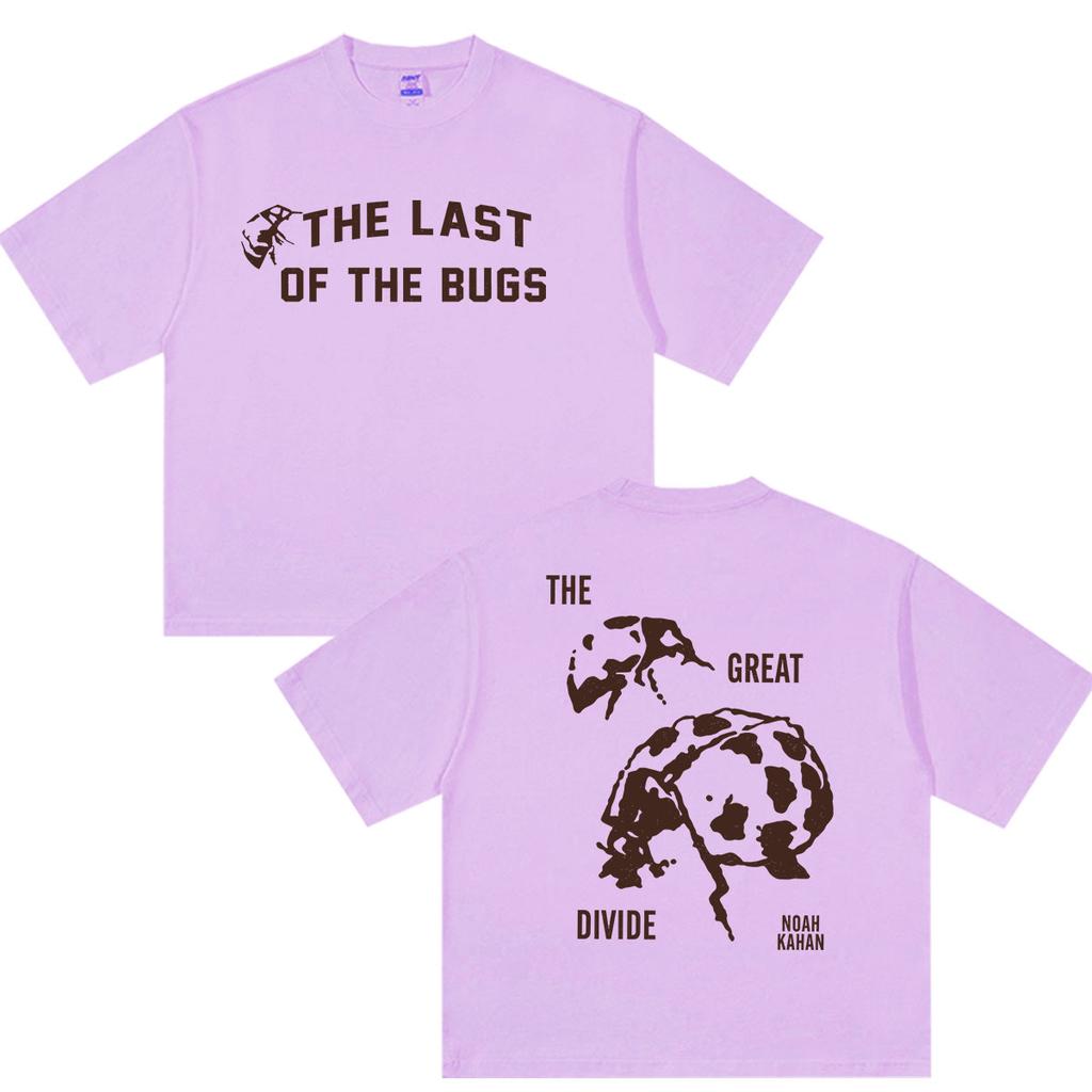 Noah Kahan The Last of The Bugs Tour 2026 Print T Shirt Unisex Women Summer Oversized Cotton Tshirts Y2k Harajuku Clothing Tshirt