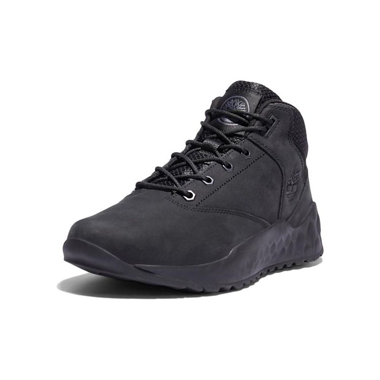 Timberland Кожаные ботинки Solar Wave Прочные Повседневные Ботильоны для улицы Мужские ботинки Черные A2FNW015