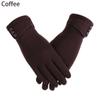 Women Thicken Winter Warm Plus Velvet Driving Mittens Touch Screen Gloves Skiing Gloves