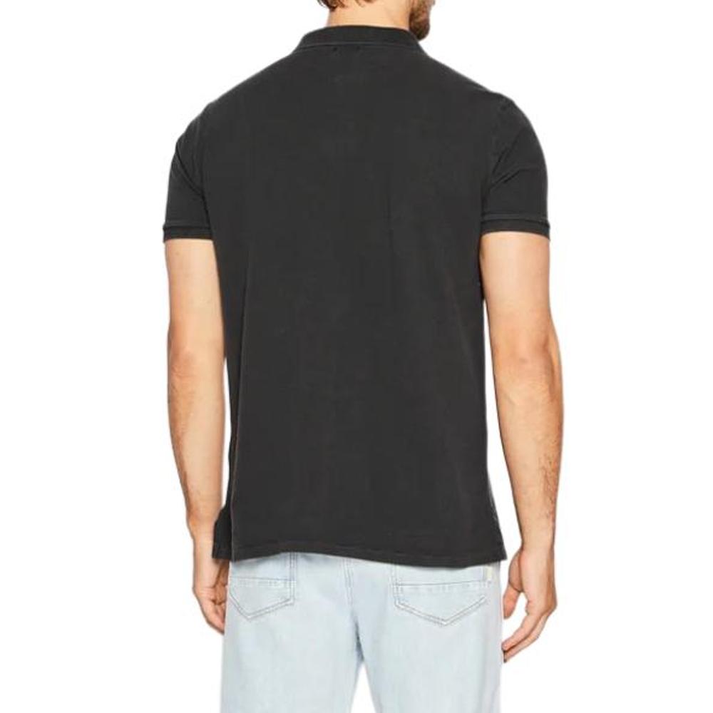 Polo Ralph Lauren SS22 однотонная рубашка поло с коротким рукавом и вышитым маленьким логотипом, мужские топы, черный цвет 710814416001POLO