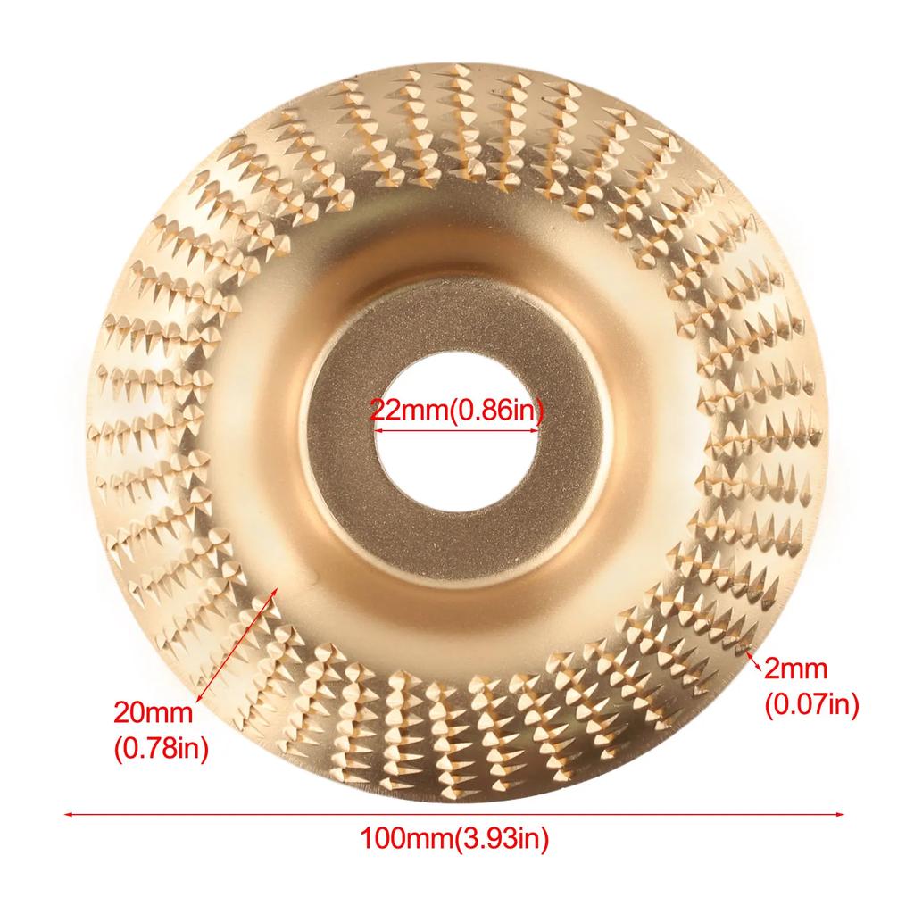 Круг для шлифования дерева Угловая шлифовальная машина Диск для шлифования Дуга Плоский конический диск Абразивный инструмент Формовка отверстий Шлифование Резьба Вращающийся инструмент