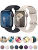 Оригинальный силиконовый ремешок для Apple Watch ultra 2 Браслет 44мм 40мм 45мм 41мм 49мм 42мм 46мм iwatch серия 7 8 se 4 3 5 6 9
