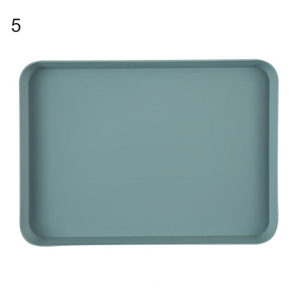 Кухонные принадлежности Простой прямоугольный фруктовый десерт Пластиковый поднос для хранения Фруктовая тарелка Ресторан El Bread Pans Поднос