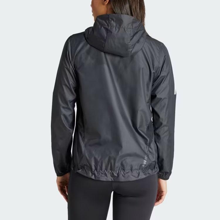 (WMNS) Куртка adidas Own The Run Азиатский размер S Черный Женская IN1576