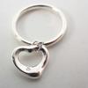 [Б/у] Кольцо TIFFANY 925 Открытое сердце / Размер 7 / j9-3
