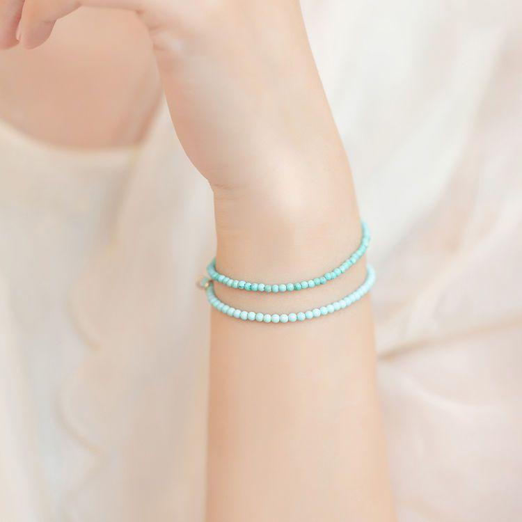 Зеленый браслет из бисера Браслет из бисера в богемном стиле Браслет в этническом стиле Ювелирные аксессуары