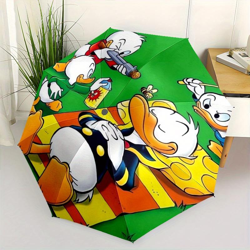 Duck Family Picnic Automatic Opening and Closing Umbrella - Lightweight 3-Fold Design, Suitable for Fans, Travel, Daily Use - Official Produ