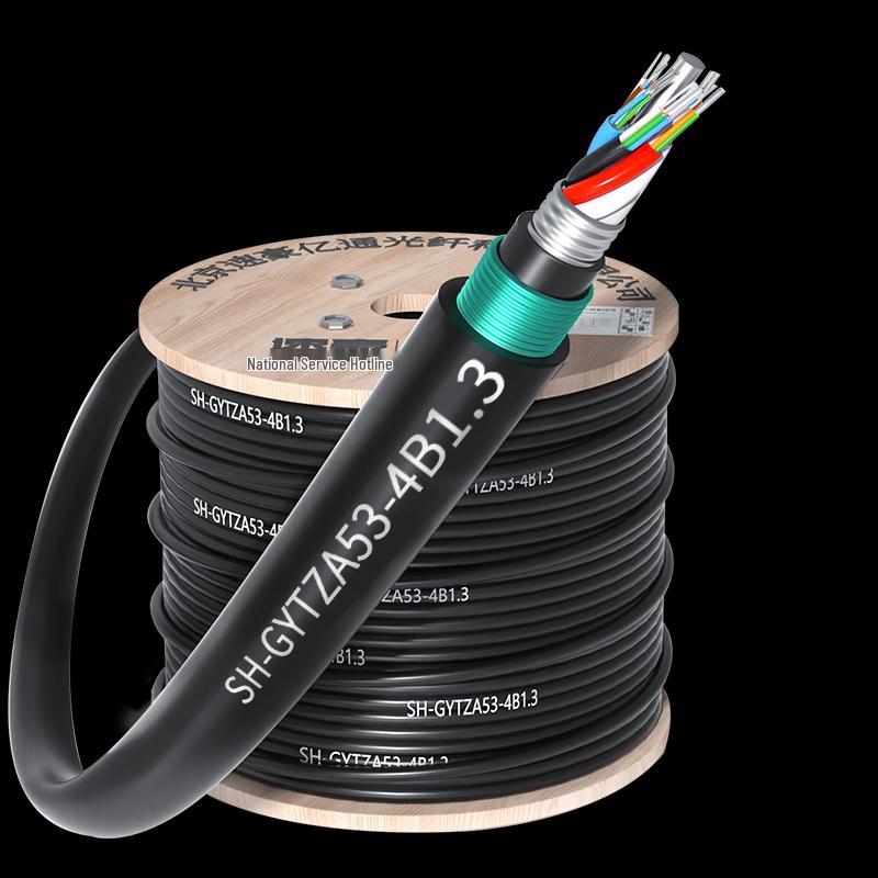 GYTZA53 4-Core Single Mode Outdoor Armored Fiber Optic Cable