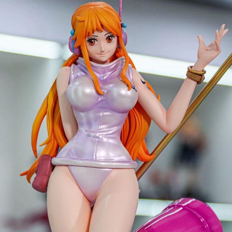 Статуэтка Jt One Piece Нами Серия Острова Яиц Глянцевое Жемчужное Покрытие Магнитное Основание Аниме Коллекционный Мужской Подарок Периферийный Декор