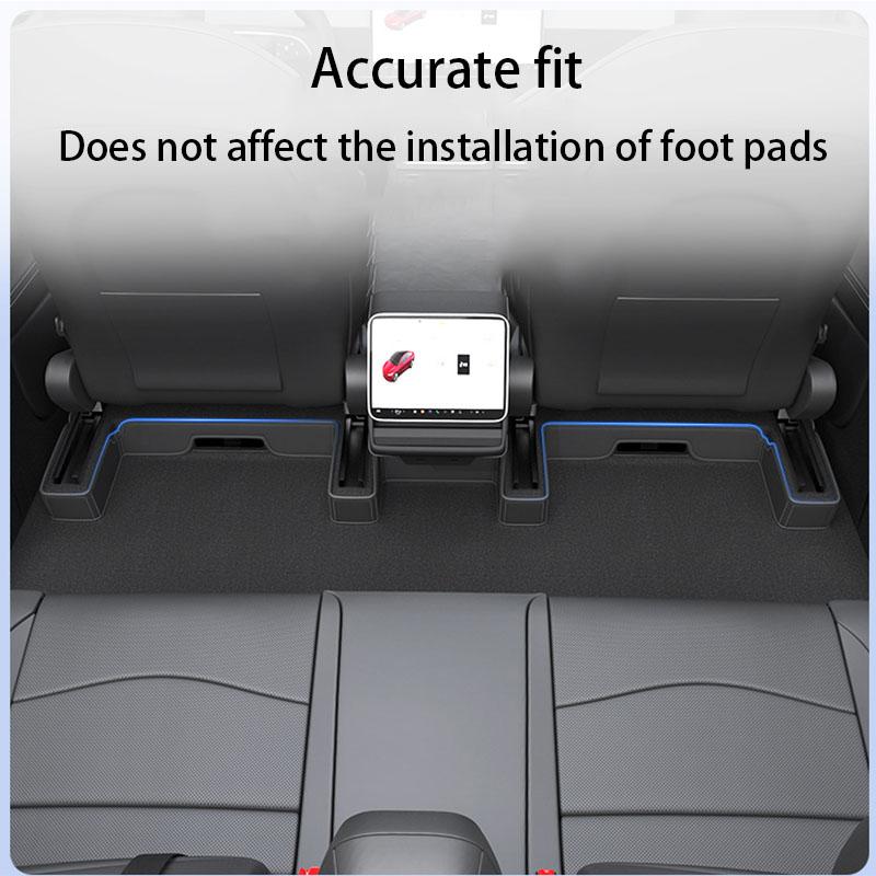 For Tesla Model Y Juniper 2025 Nappa Leather Front and rear Under seat corner protectors vehicle Car Interior Accessories