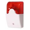 12V Sound and Light Alarm Siren High Decibel Fire Burglar Alarm Horn with LED Flashing Light for