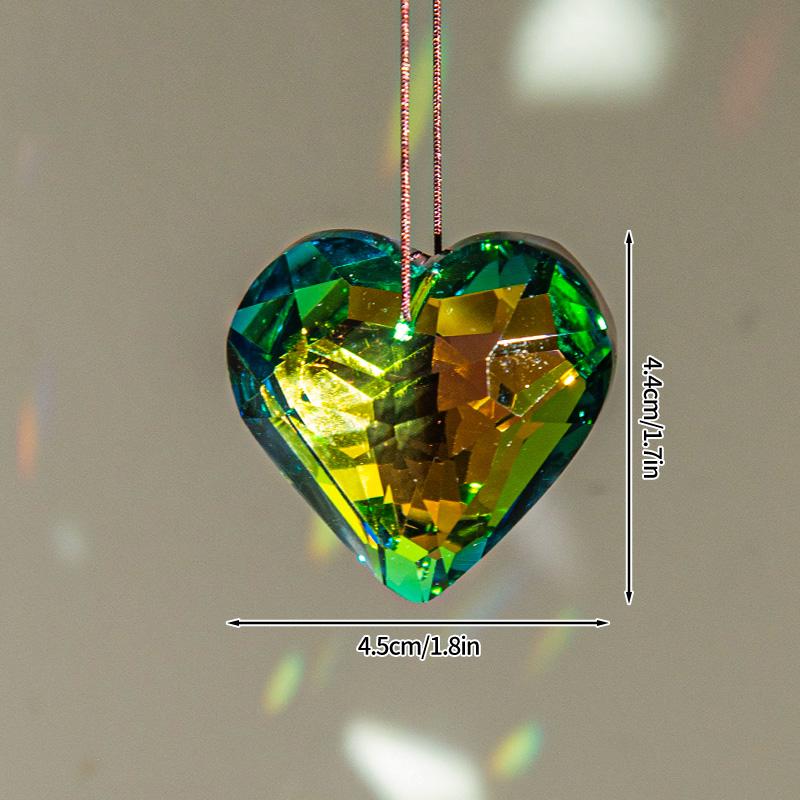 Crystal Suncatcher Moon Star Rainbow Sun Catcher Wind Chime Pendant Sun Catcher Pendants Outdoor Garden Yard Hanging Decor