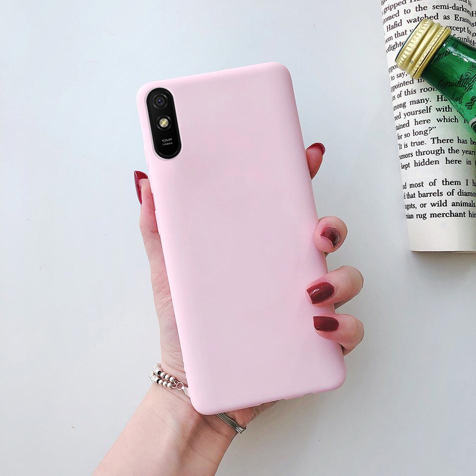 Чехол для Xiaomi Redmi 9A Силиконовый Конфетный ТПУ Мягкий Простой Чехол для Телефона Для Redmi 9 A 9AT 9i Спортивный Чехол