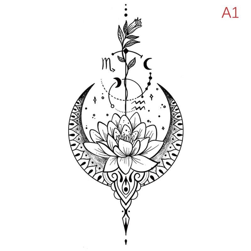 Водонепроницаемая временная татуировка-наклейка перо ключица лодыжка флэш-тату дракон змея цветы боди-арт рука поддельный рукав татуировка для женщин