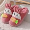 3-10 Years Old Warm Children's Cotton Slippers Cartoon Indoor Parent-child Anti Slip Floor for Boys and Girls Cotton Shoes