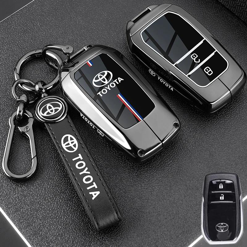 Чехол для ключа автомобиля Брелок-чехол для Toyota Auris Corolla Avensis Verso Yaris Aygo Scion TC IM Camry RAV4 Forturner Автоаксессуары