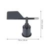 Safe Wind Direction Indicator Stable Anemometer Tail Fin Stabilizer Wind Part  Outdoor